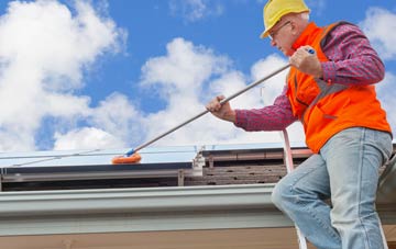 North Buckland soft wash roof cleaning
